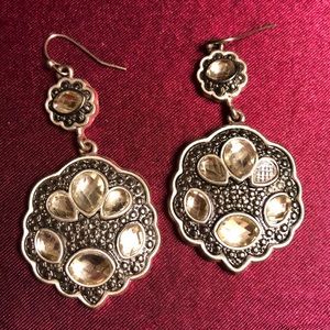 Jessica Simpson crystal earrings